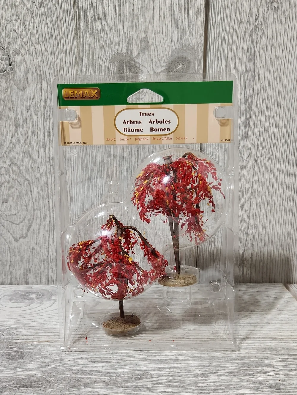 2001 Lemax Autumn Mulberry Small Tree Village Accessory #14564